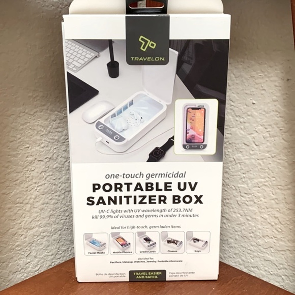 🔹NEW…Travelon Portable UV Sanitizer Box..